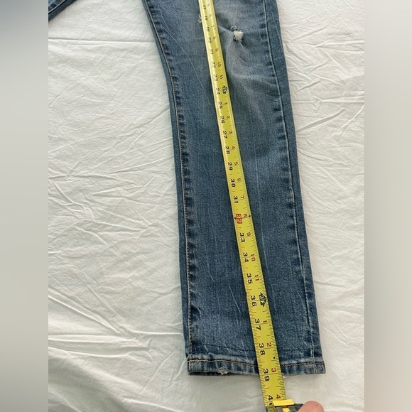 Vintage America Button Fly Classic Denim Jeans Size 6/28 - Picture 9 of 12